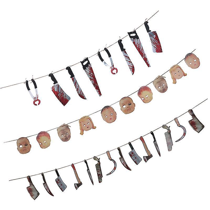 220X21cm Assorted Color Party Streamers & Curtains Scary Cutter String Decorations Paper And Plastic