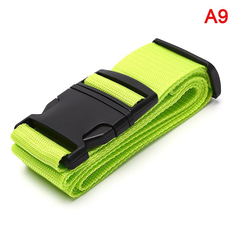 2m Rainbow Password Lock Packing Luggage Bag With Luggage Strap 3 Digits