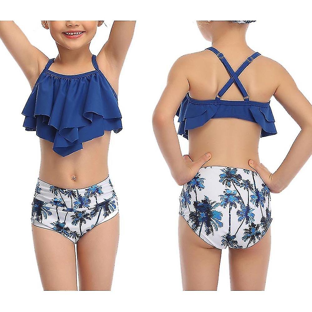 Girl Swimwear Swimsuits, Split Mesh Bikin