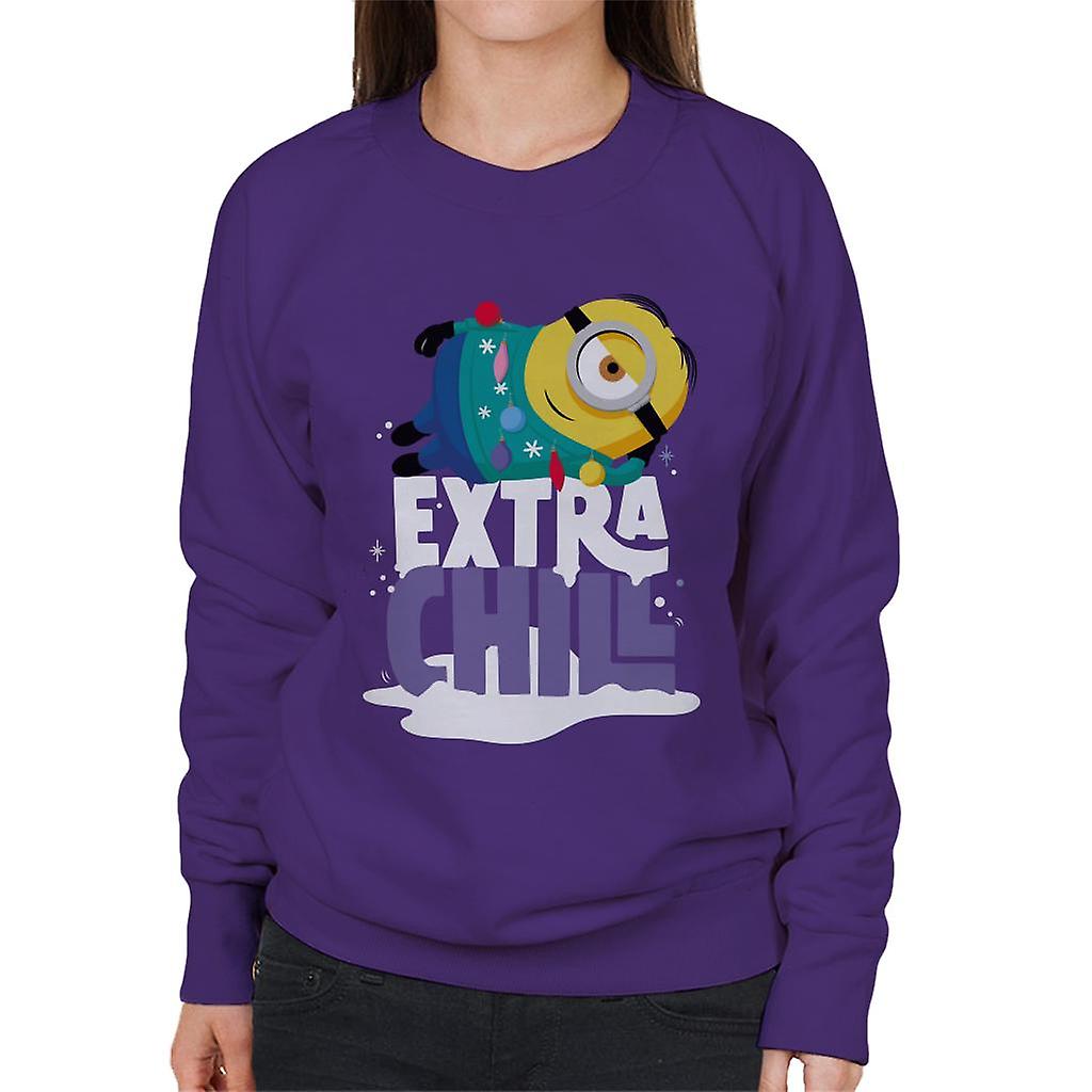 Minions Christmas Extra Chill Women's Sweatshirt