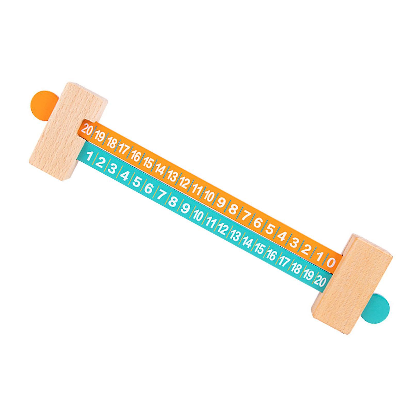 Children's Mathematics Decomposition Ruler Toy Safe Wooden Material Kids Preschool Math Learning Toys For Toddler's