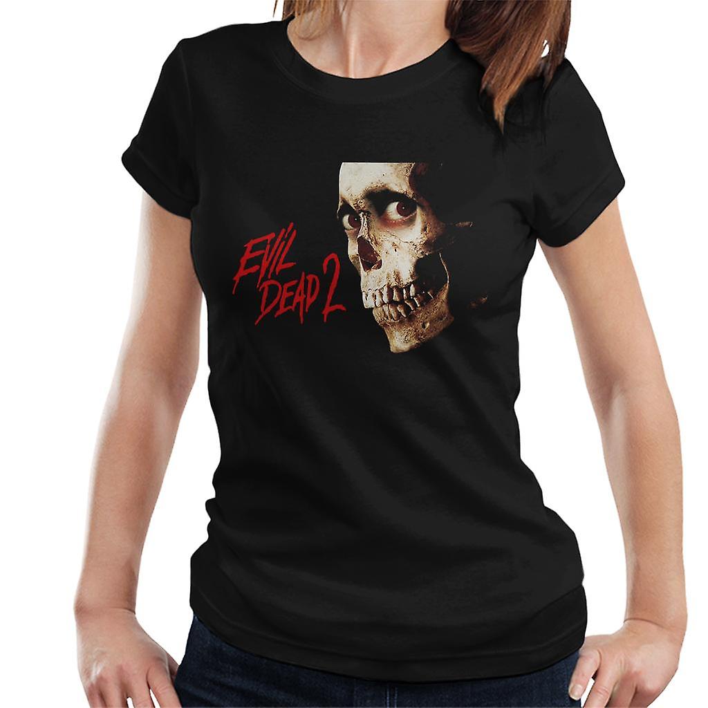 Evil Dead 2 Dead By Dawn Skull Women's T-Shirt