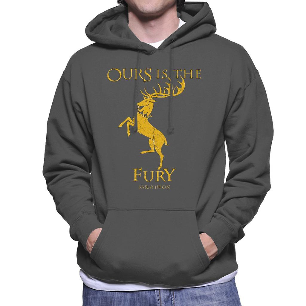 Game Of Thrones Baratheon Ours Is The Fury Men's Hooded Sweatshirt