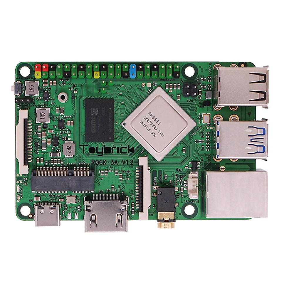 For Rock Pi 3A Rockchip RK3568 Core -A55 RAM WiFi6+Bluetooth 5.0 Android 11 NPU Board (4GB)