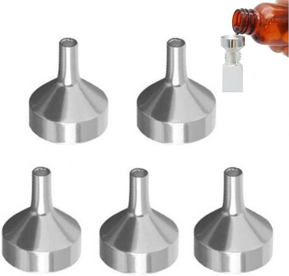Metal Funnel Mini 5pcs Tiny Refill Bottles for Transferring Essential Oils Essentials