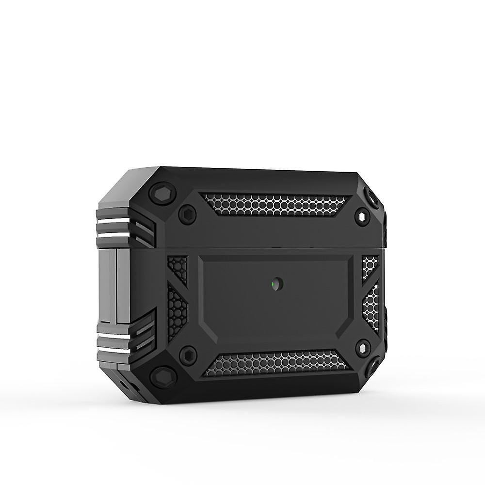 SKALO AirPods Pro stødsikkert rustningsetui - sort