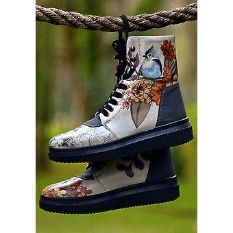 Dames Vegan Leer Zwart La Vie Parisienne Future Boots