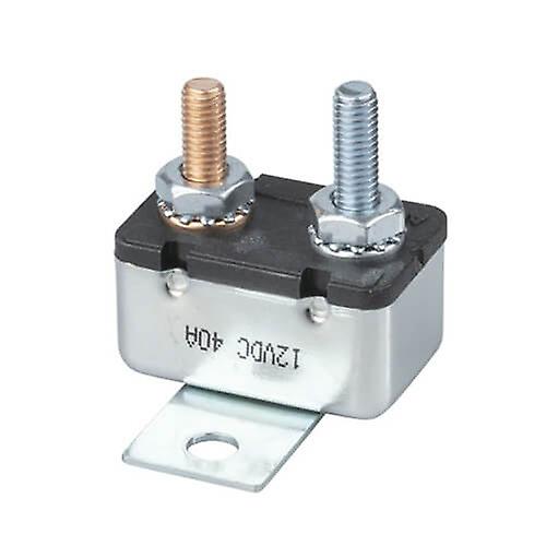 40A Chassis Single Pole Mount Auto Reset Circuit Breaker 12VDC Premium Quality