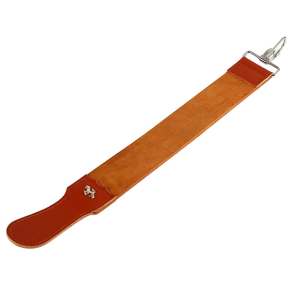 Genuine Leather Strop Strap Barber Straight Razor Folding Knife Shave Sharpener Sharpening Belt
