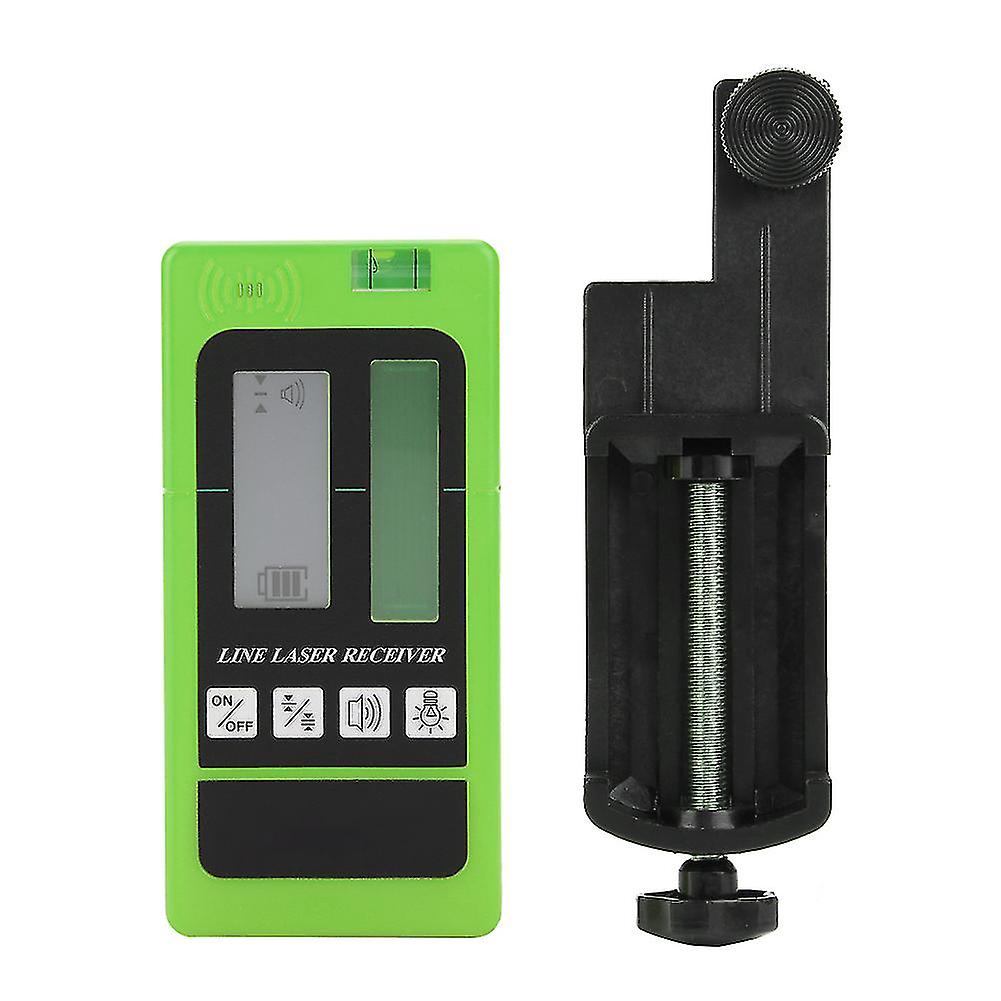 Digital Dual Lcd Pulsing Green/red Beam Laser Receiver Outdoors Measuring Tool -10-50