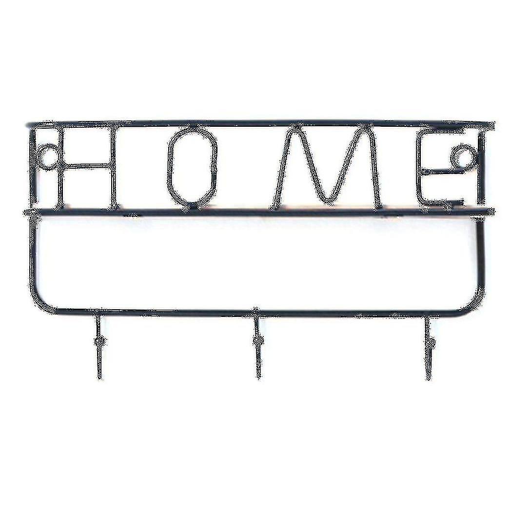 Nordic Minimalist Wrought Iron Wall Shelf, A