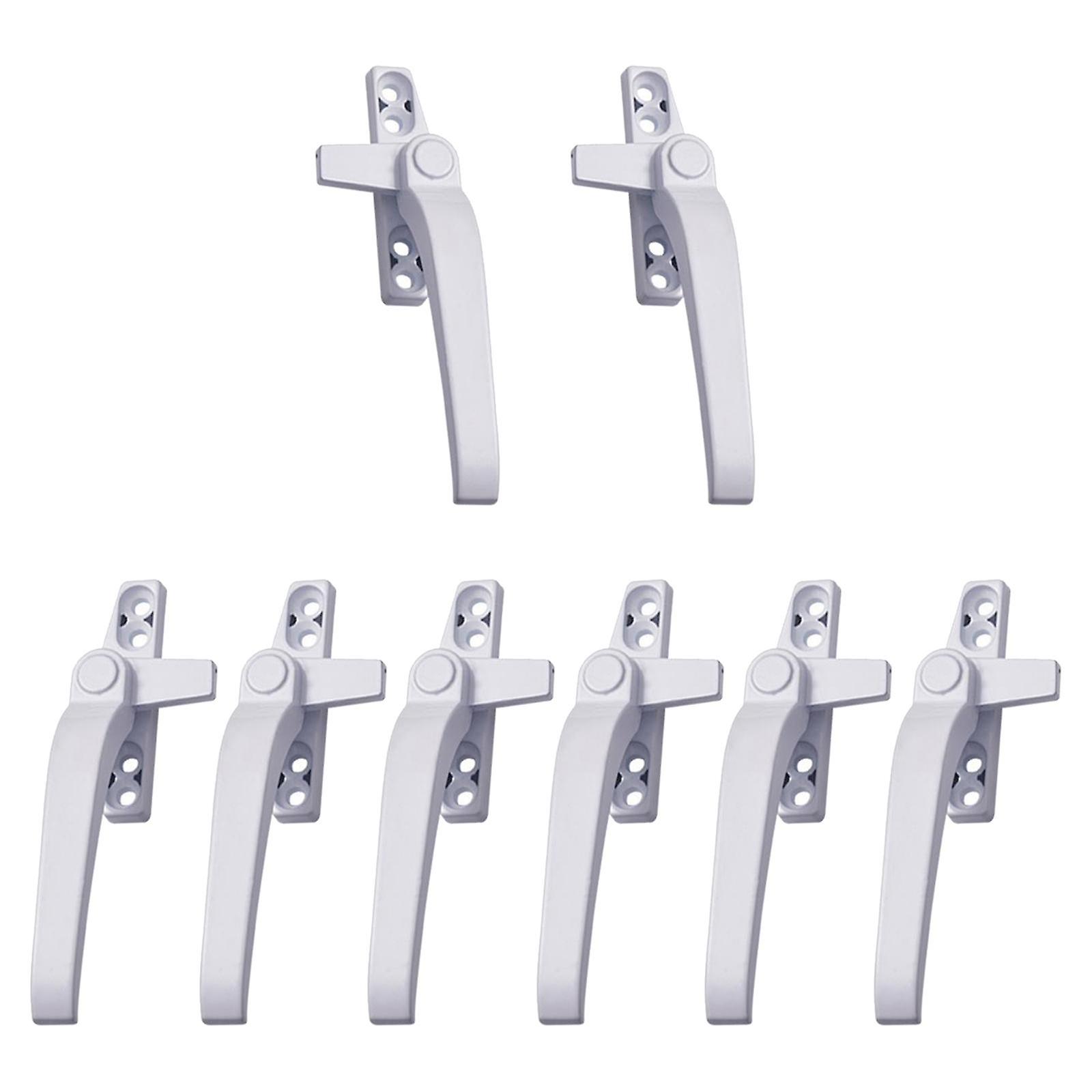 8x Window Handles Left Hand Zinc Alloy Window Hardware Door Handle