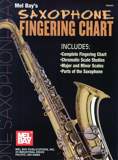 Saxophone Fingering Chart by William Bay Paperback Book