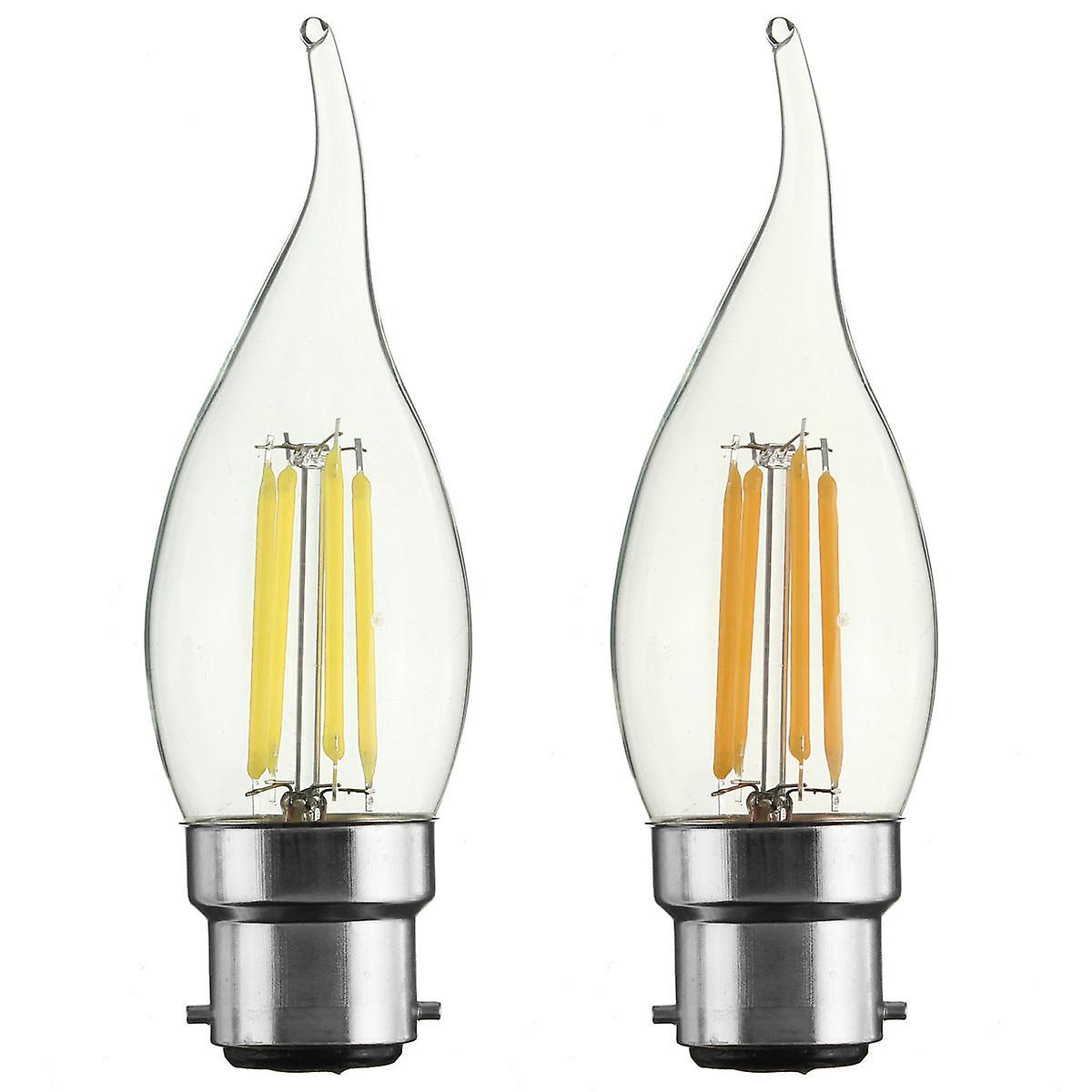 4W White/warm White Filament Bulb - Retro Glass Lamp, Non-dimmable, Ac 220v