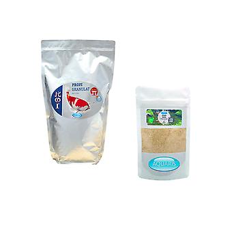 Aquaris Savings Set Pond Care og Koi Food for Growing Fish