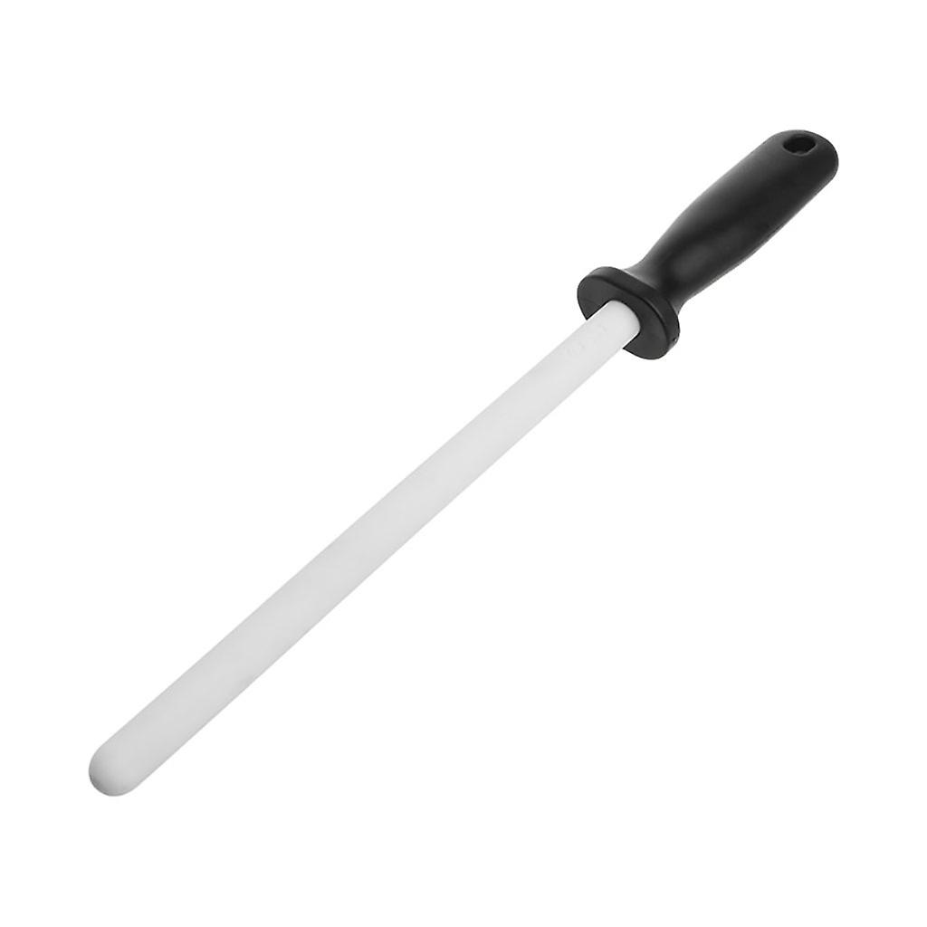 8" Ceramic Sharpening Rod Stick Sharpener with ABS Handle for Knife Blade Edge