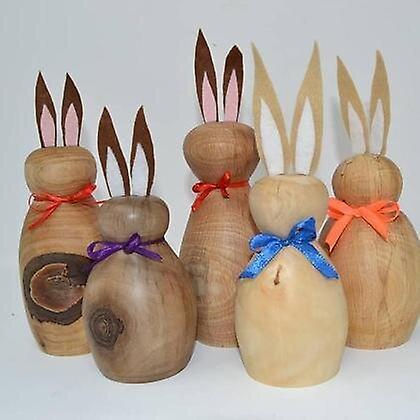 Drewniany zajączek wielkanocny ok. 15 cm prezent wielkanocny