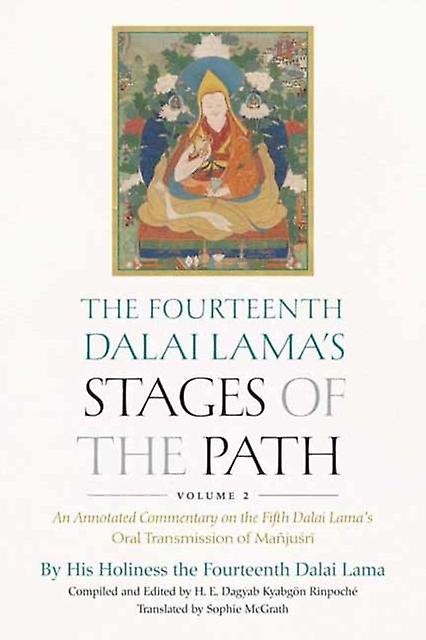 Den fjortonde Dalai Lamas steg på vägen volym 2 av Hans Helighet Dalai Lama inbunden bok