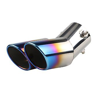 thumbnail image 2 of AUXITO Stainless Steel Exhaust Tip | Silver Chrome Muffler Pipe Finisher | 6cm Inlet 14.2cm Length 2 of 4