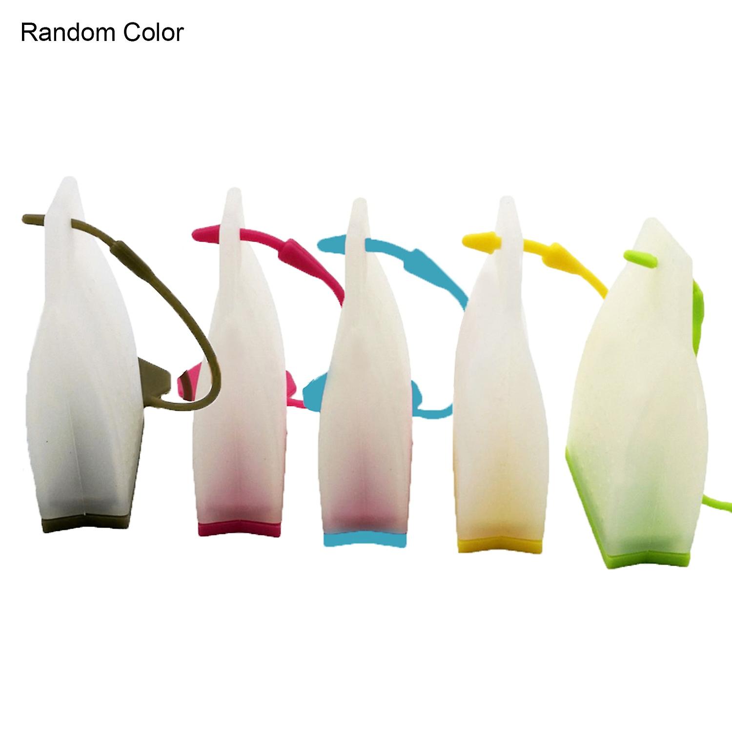 ZHOUBA 2 Pcs Silicone Tea Strainers Tea Bag Shape Loose Leaf Mesh Tea Infusers Ofiice Kitchen