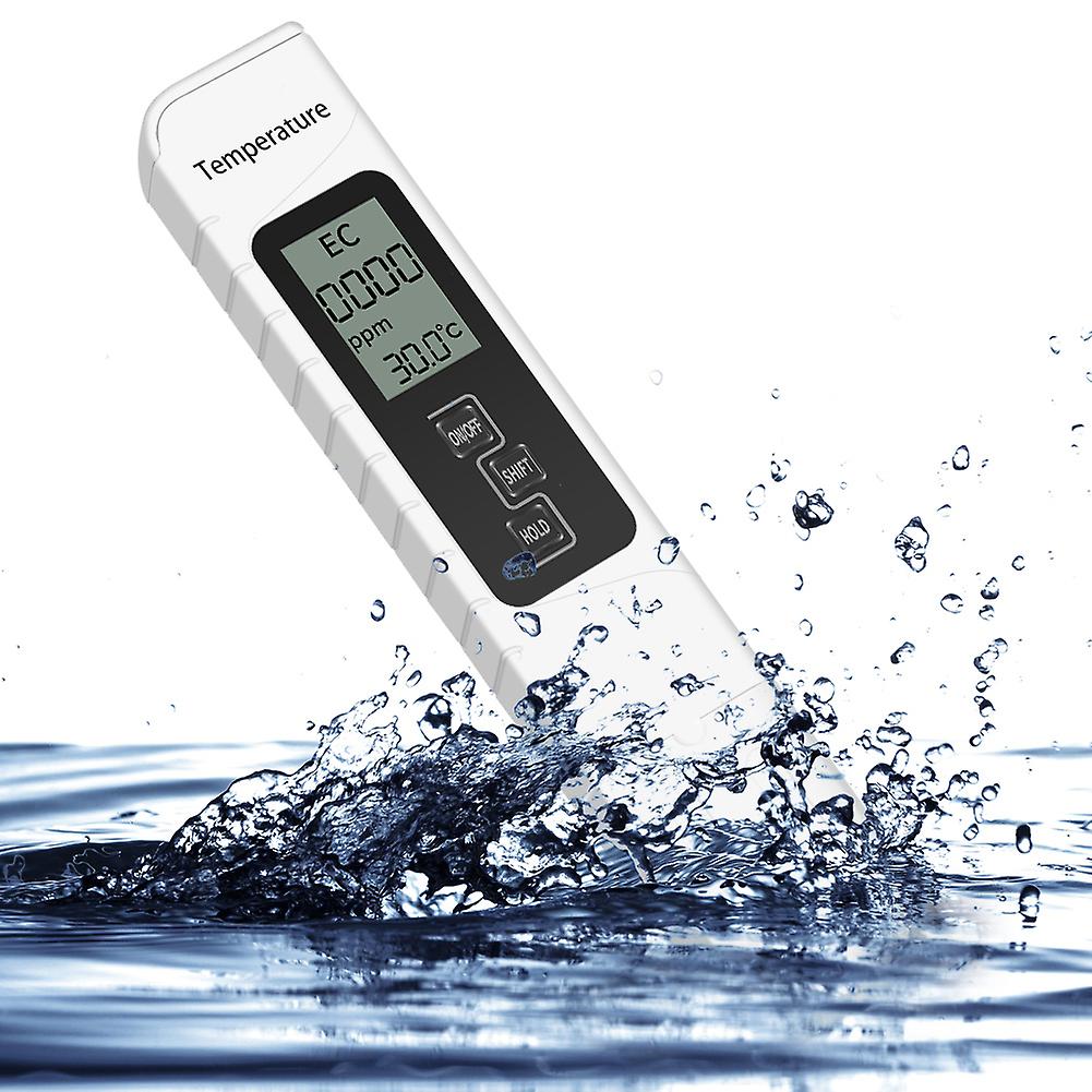 Water Quality Tester TDS EC Meter Temperature Measurement Combo for Drinking Water Aquariums Pool