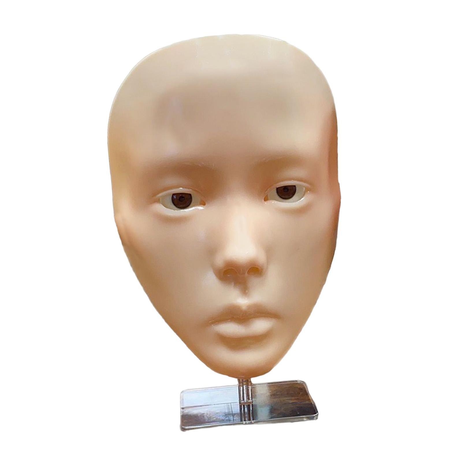 3D Makeup Full Face Practice Board Model with Stand Realistic Style A