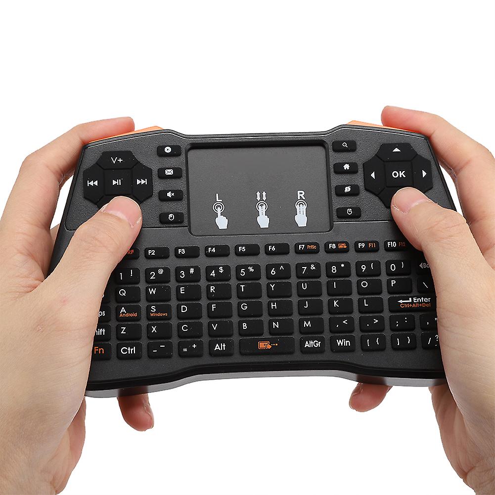 I8plus 2.4G Mini Wireless QWERTY Keyboard with Touchpad 3 DPI