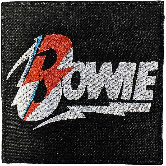 David Bowie Diamond Dogs Flash Woven Logo Iron On Patch