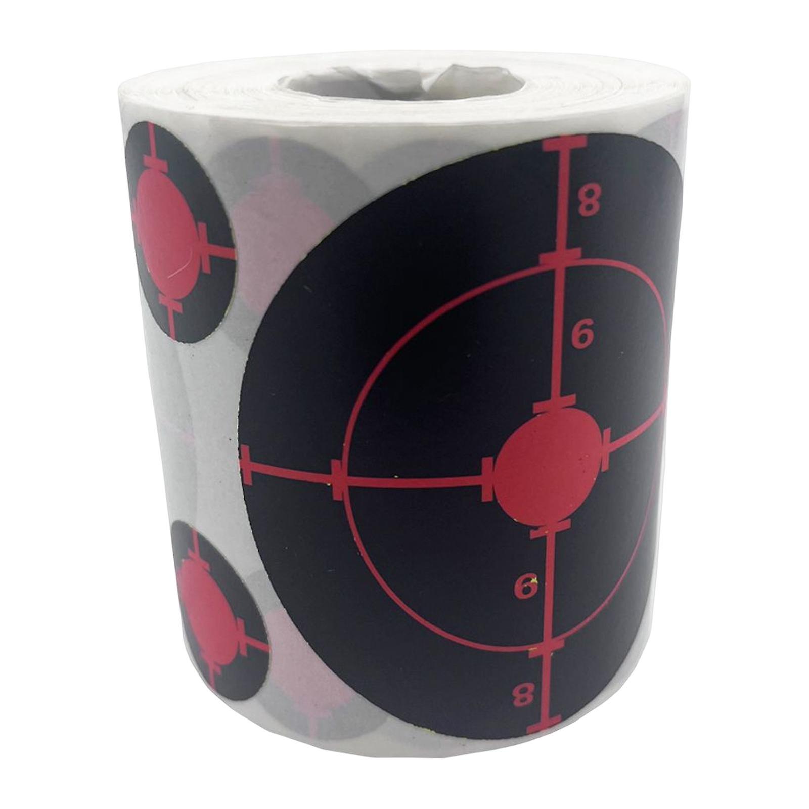 200x Round Targets Stickers Splatter Reactive Practicing Paper Sheet Indoor