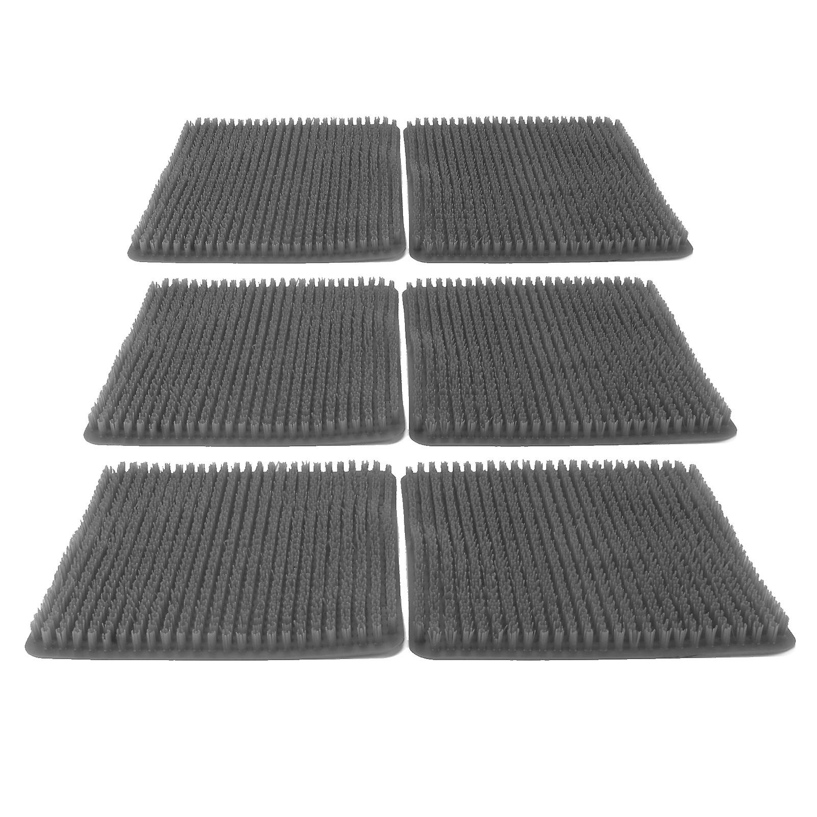 Hen Nest Mats 6 Pcs Chicken Nesting Box Pads PE Chicken Nesting Pads for Coop Chicken Egg Laying Accessory Grey