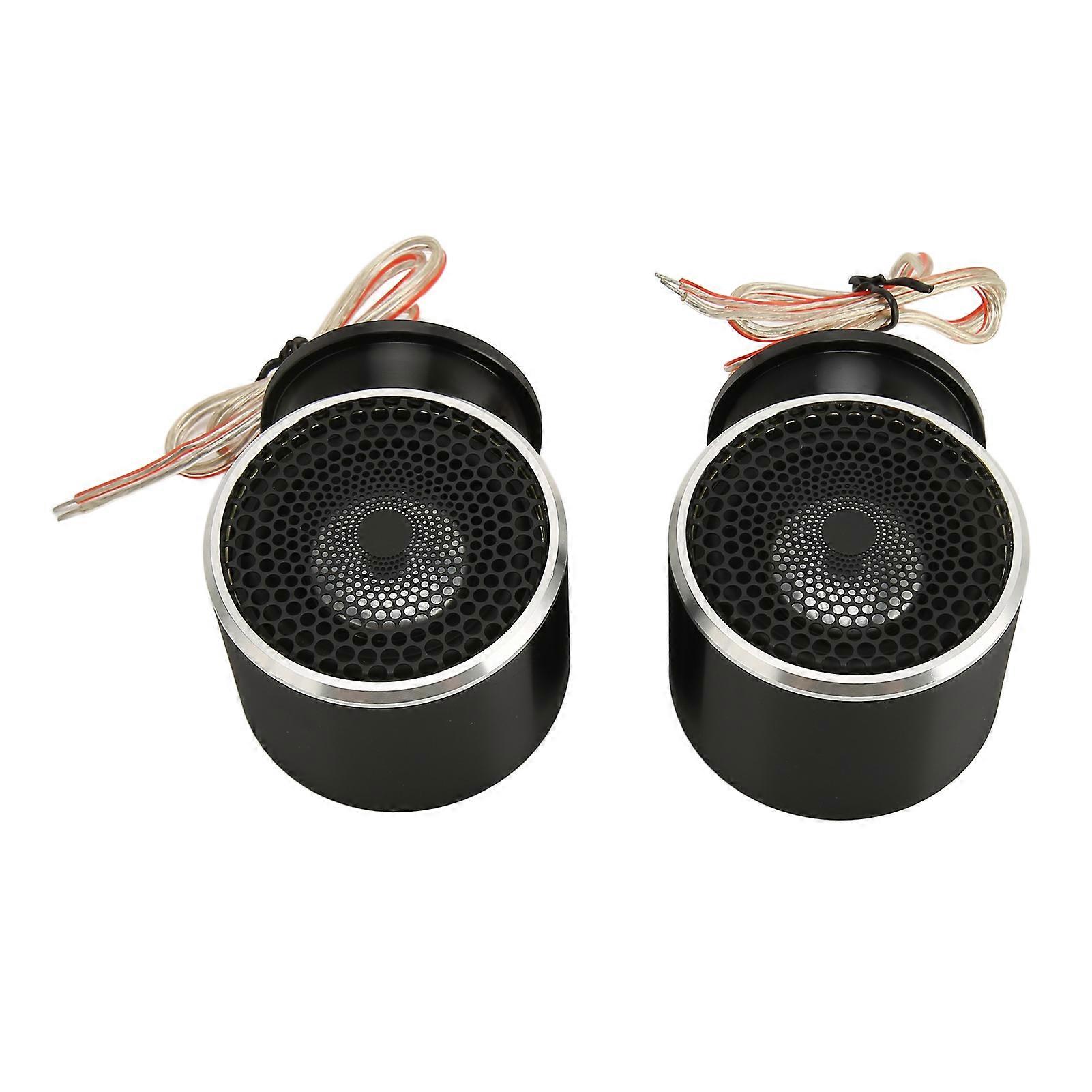 2pcs Car Speakers 50W Power Output Alto Black 60Hz to 20KHz Car Coaxial Speakers for Automobile Audio Systems
