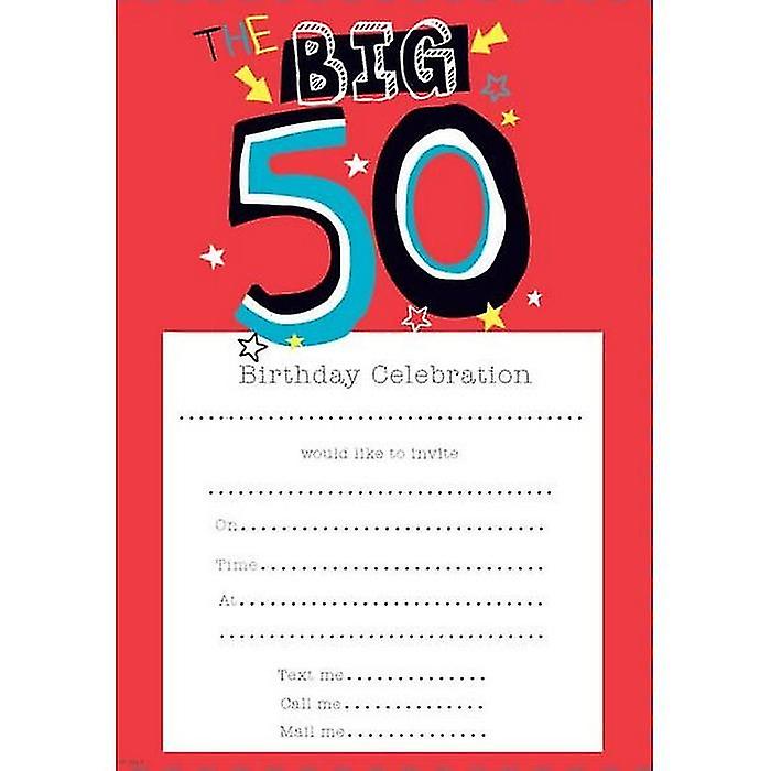 Simon Elvin 50th Birthday Notepad (Pack of 20)