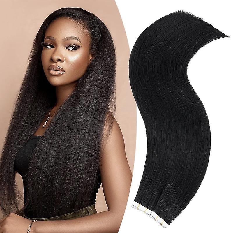 20Pcs Yaki Straight Tape In Human Hair Extensions