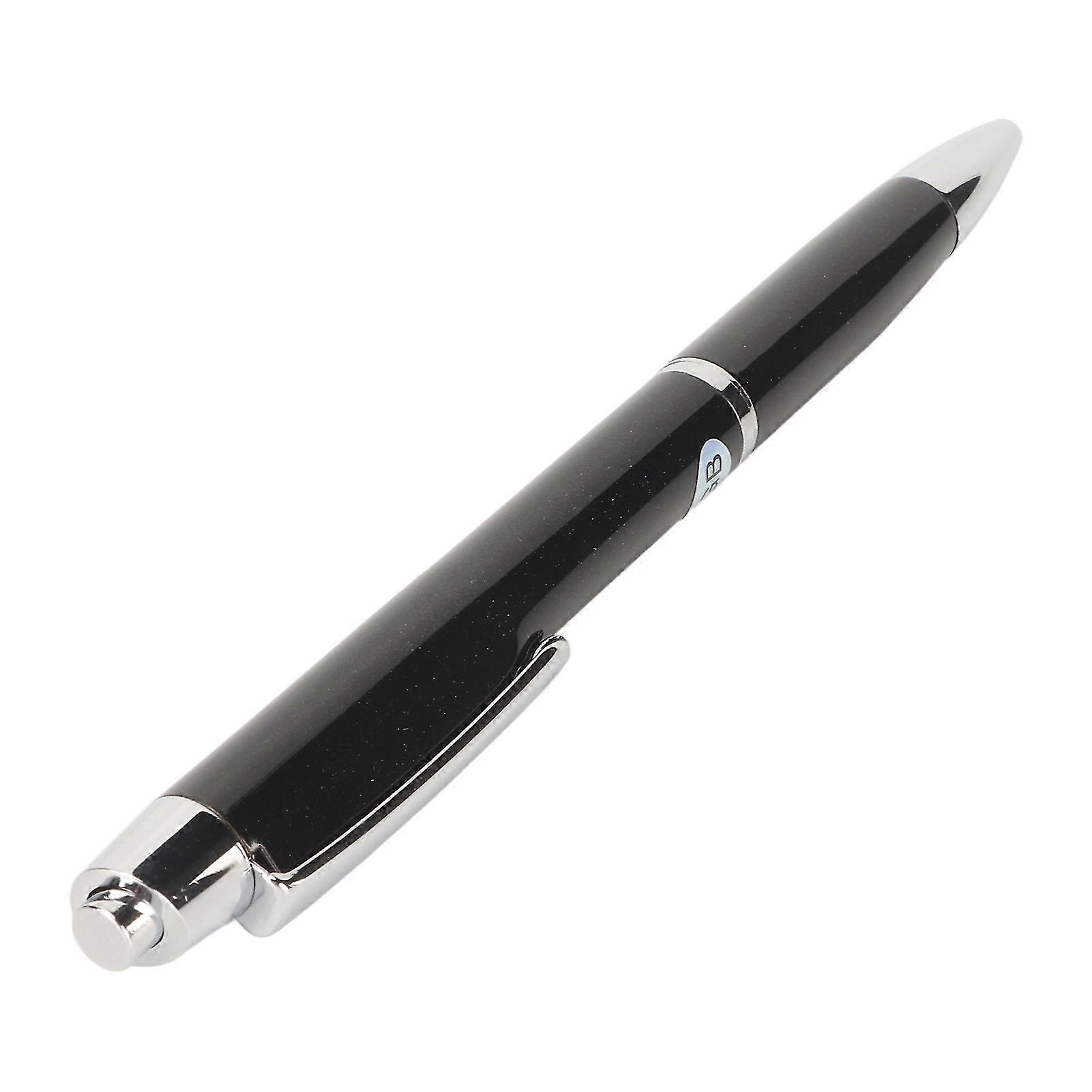 Digital Voice Recorder Portable Pen Voice to Text Noise Reduction Voice Activated Recorder Pen for Lecture Meeting Class Neutral English, Black 32GB