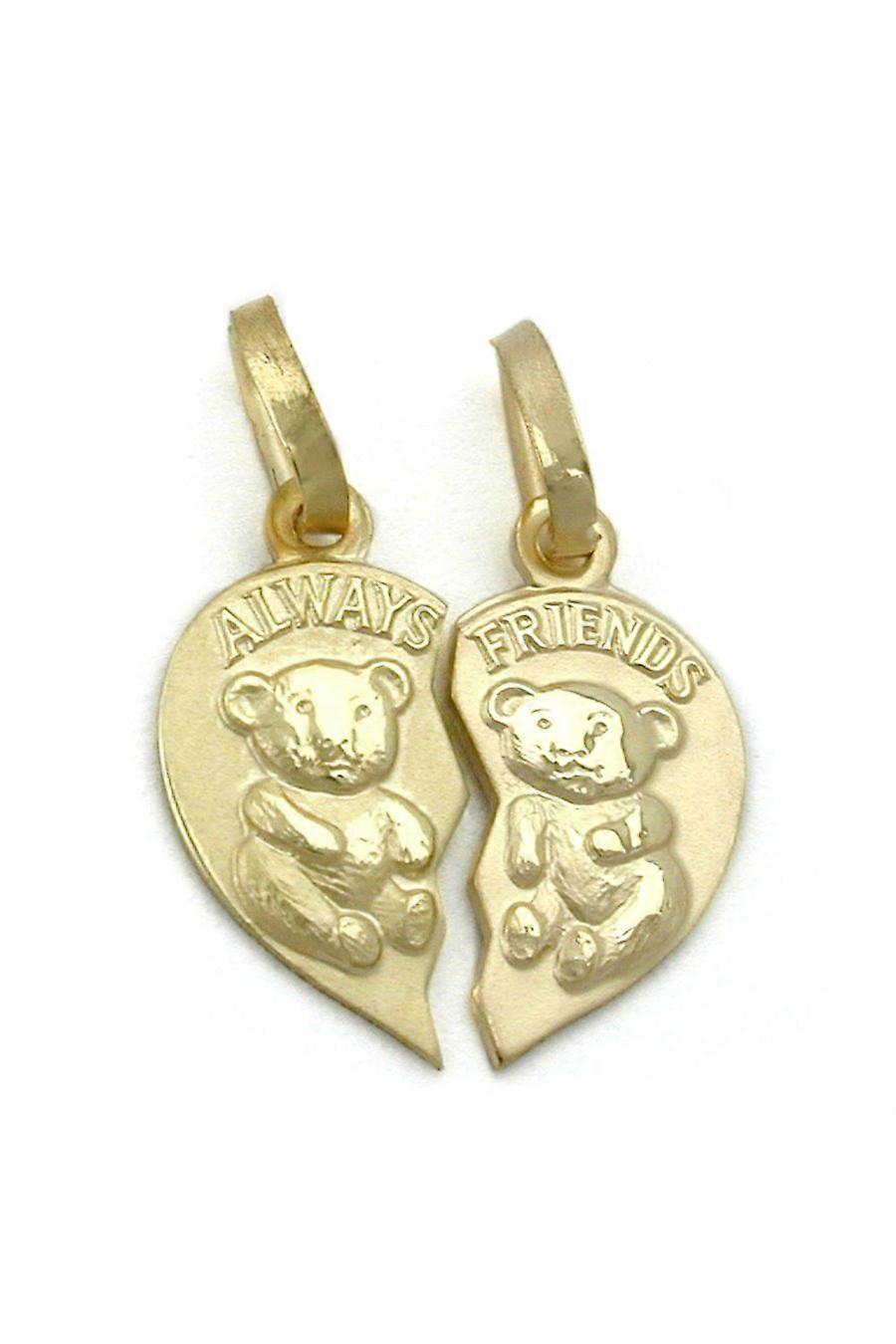 Friendship Pendant 2 Bears 9k Gold - Gl431152