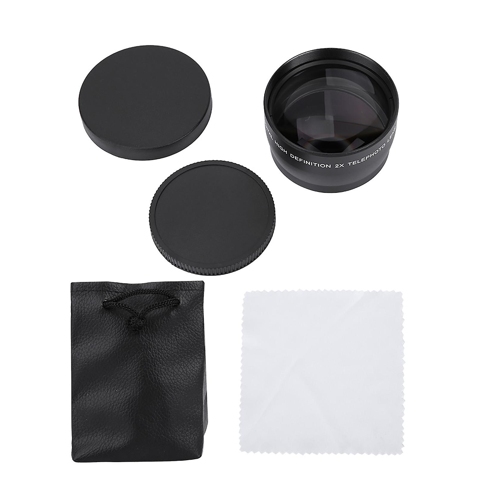 58mm Universal Teleconverter, 2x Magnification, for Camera