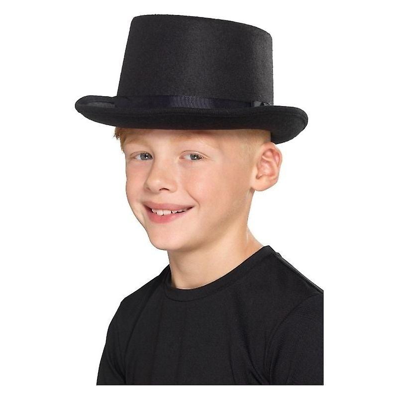 Kids Top Hat Child Black 48826