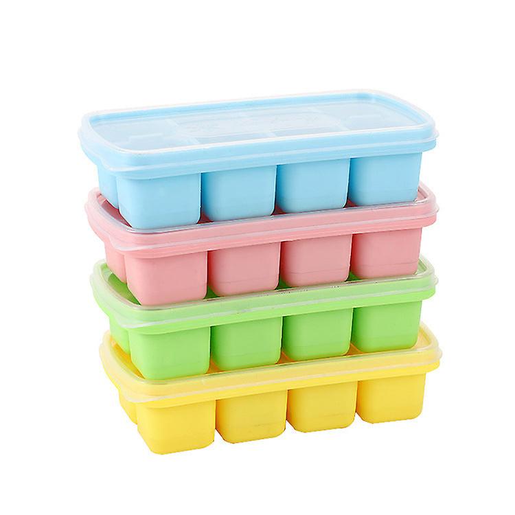Ice Cube Trays Moids Frozen Storage Containers For Chocolate Cold Drinks 8-cell Silicone