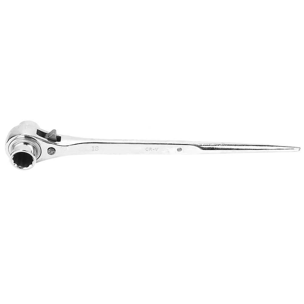 Pointed Tail Ratchet Wrench Multi-function Sleeve Socket Spanner 16-18mm