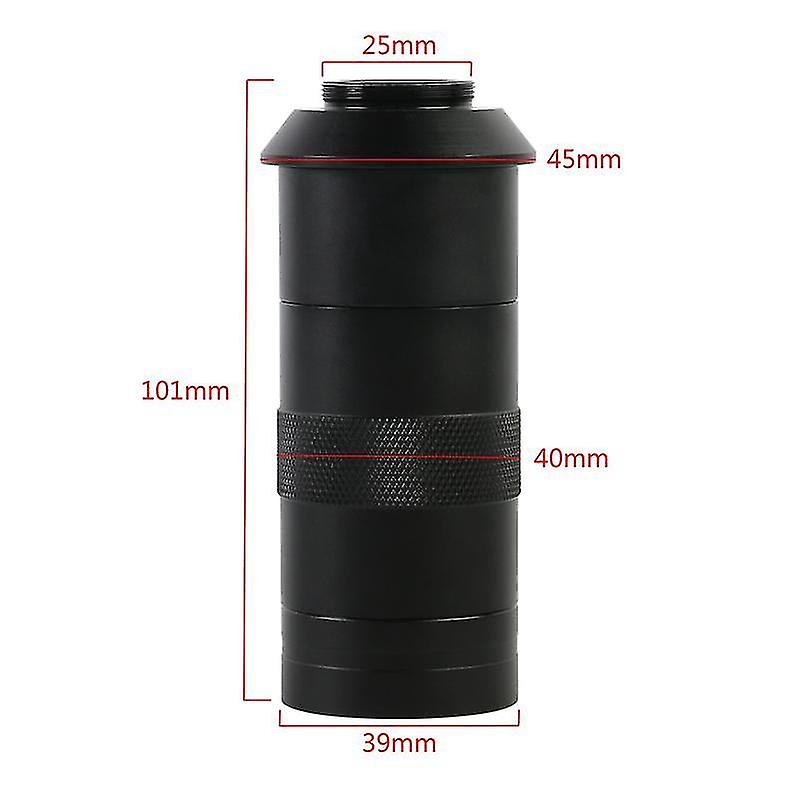 Adjustable Magnification 130x Zoom C Mount Lens For Hdmi Vga Usb Industry Video Microscope Camera Can Work Over 15cm