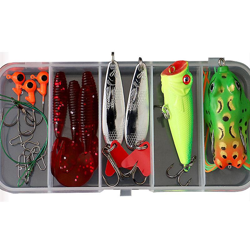 17-101 Pcs Fishing Lure Set Fishing Tackles Kit Baits Hooks
