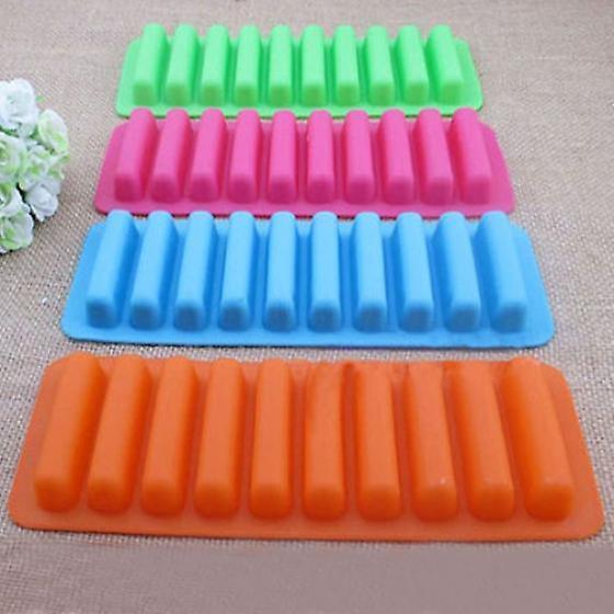 10-grid Silicone Homemade Handmade Cake Jelly Chocolate Mold Ice Cube Tray Mould