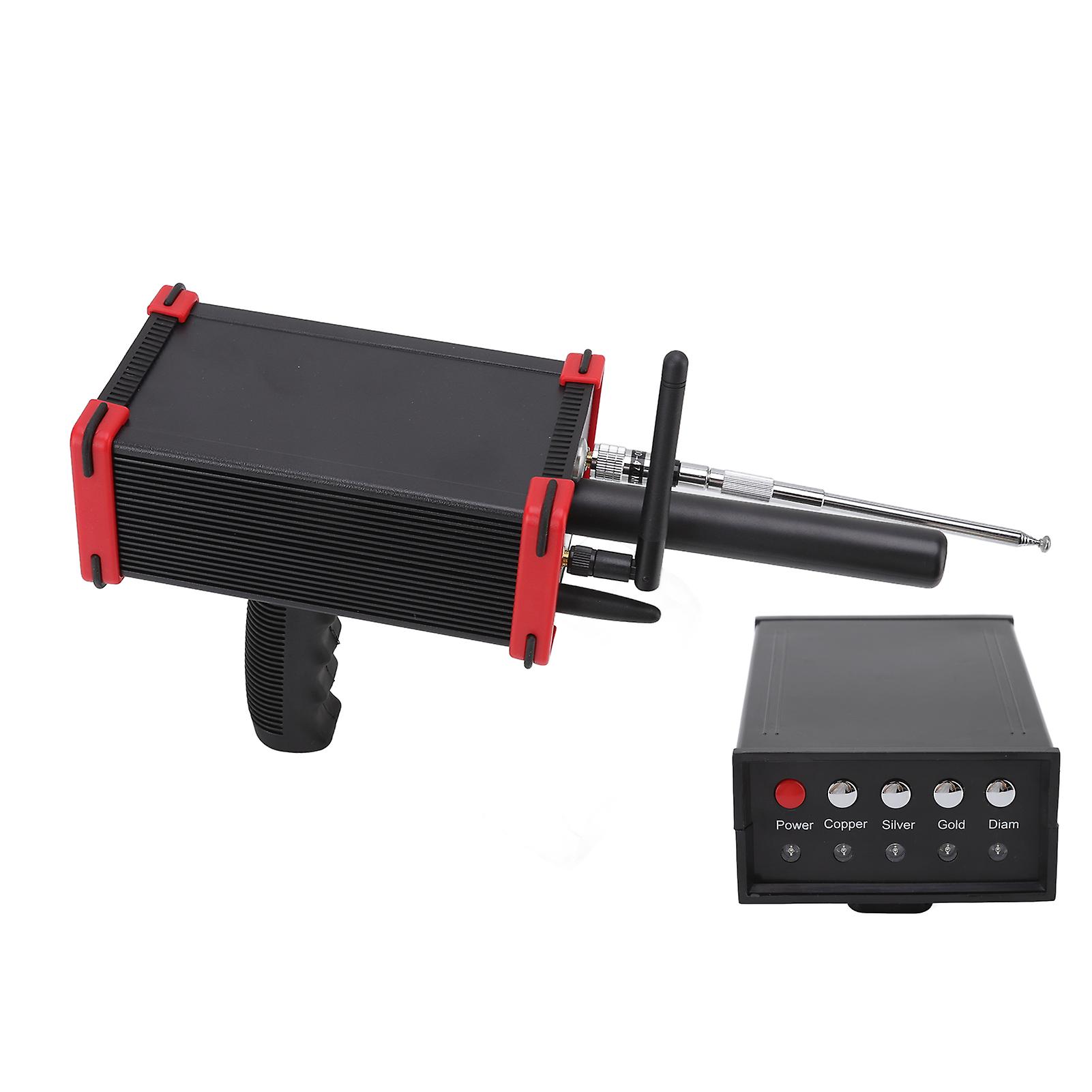 1000 Meters Range Metal Locator Underground 15m Depth Red Metal Detection Finder for Treasures EU Plug 100‑240V