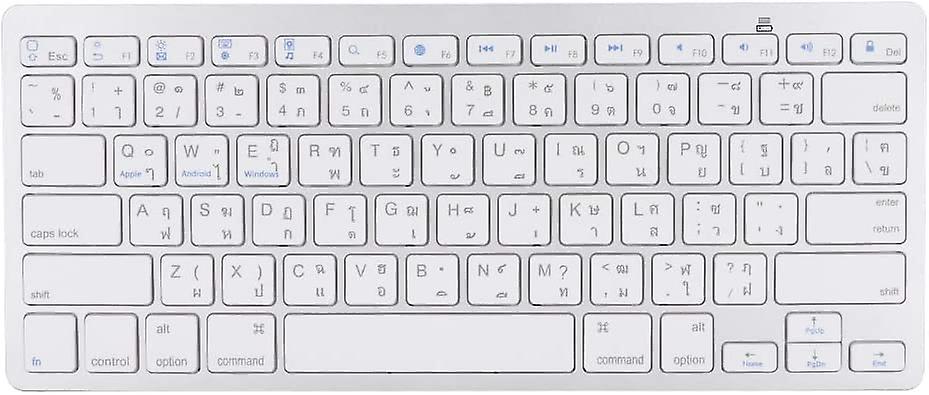 Multi Functional Ultra Slim Bluetooth Thai Wireless Bluetooth Keyboard,Ultra Thin Floating Butt