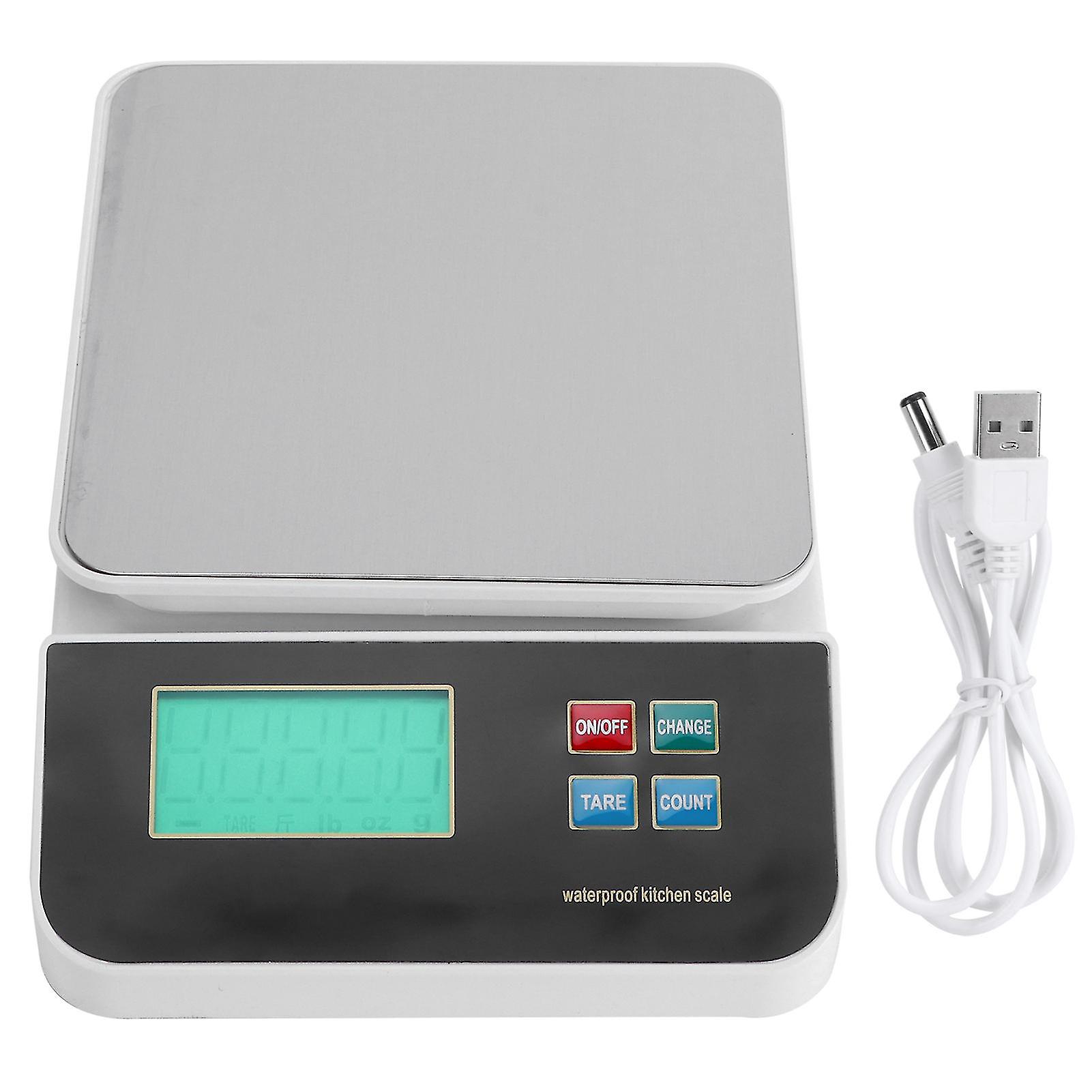 Digital Kitchen Scale Waterproof 3kg/0.1g for Cooking Baking