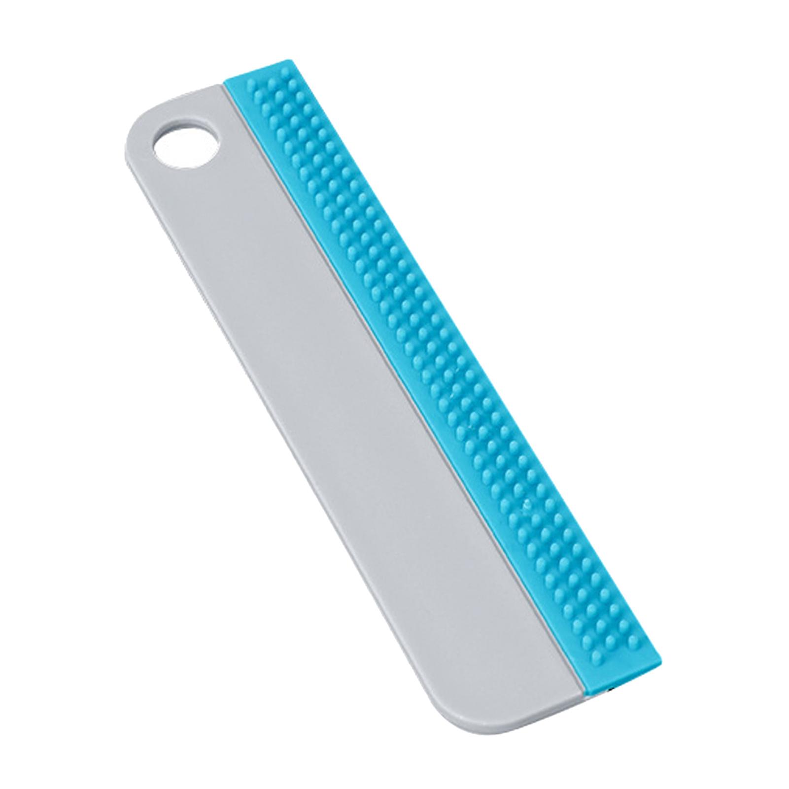 Water Blade Efficient Cleaning Multipurpose Long Lasting Small Portable Car Squeegee for Window Glass Blue Gray