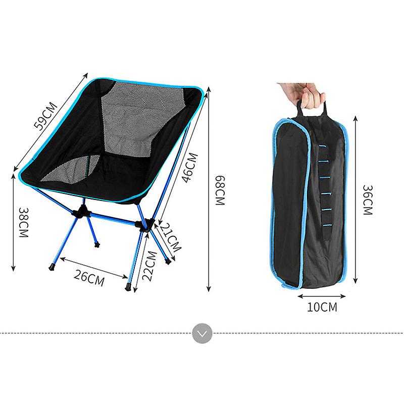 Simmia Chaise Pliante Ultra-légère 33x33x53 Cm – Non-tissé + Aluminium, Charge 120 Kg, Camouflage, Sac De Transport Inclus