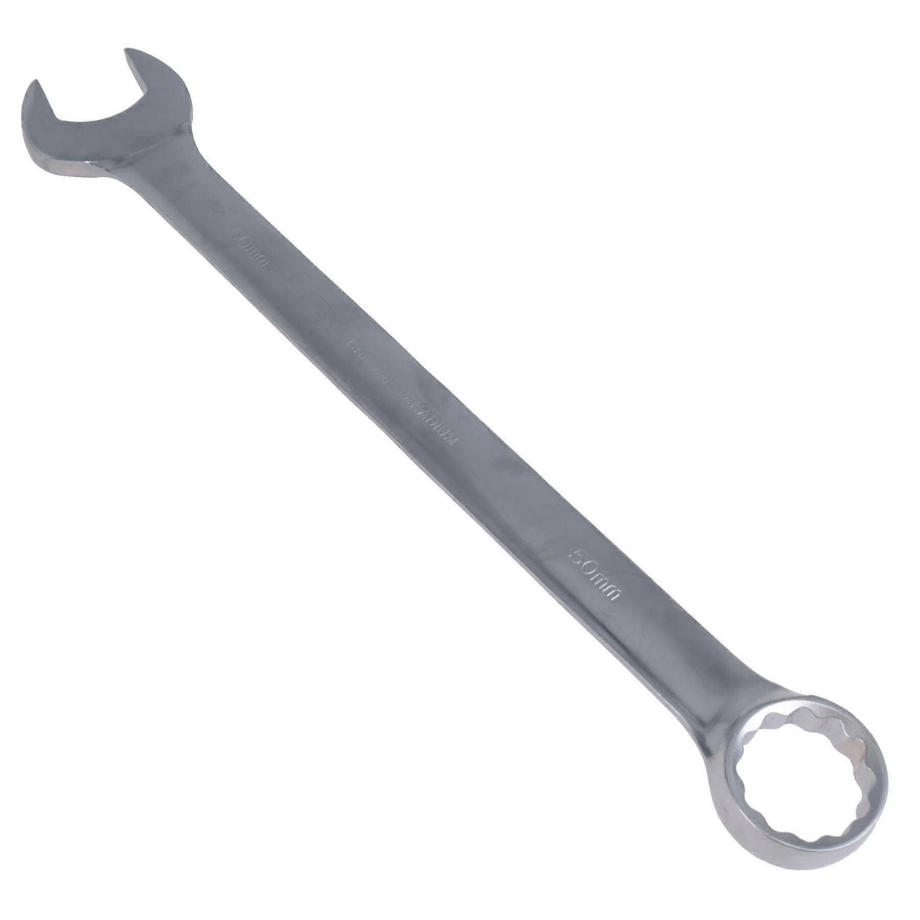 50mm Metric Jumbo Combination Spanner Wrench Ring and Open Ended HGV