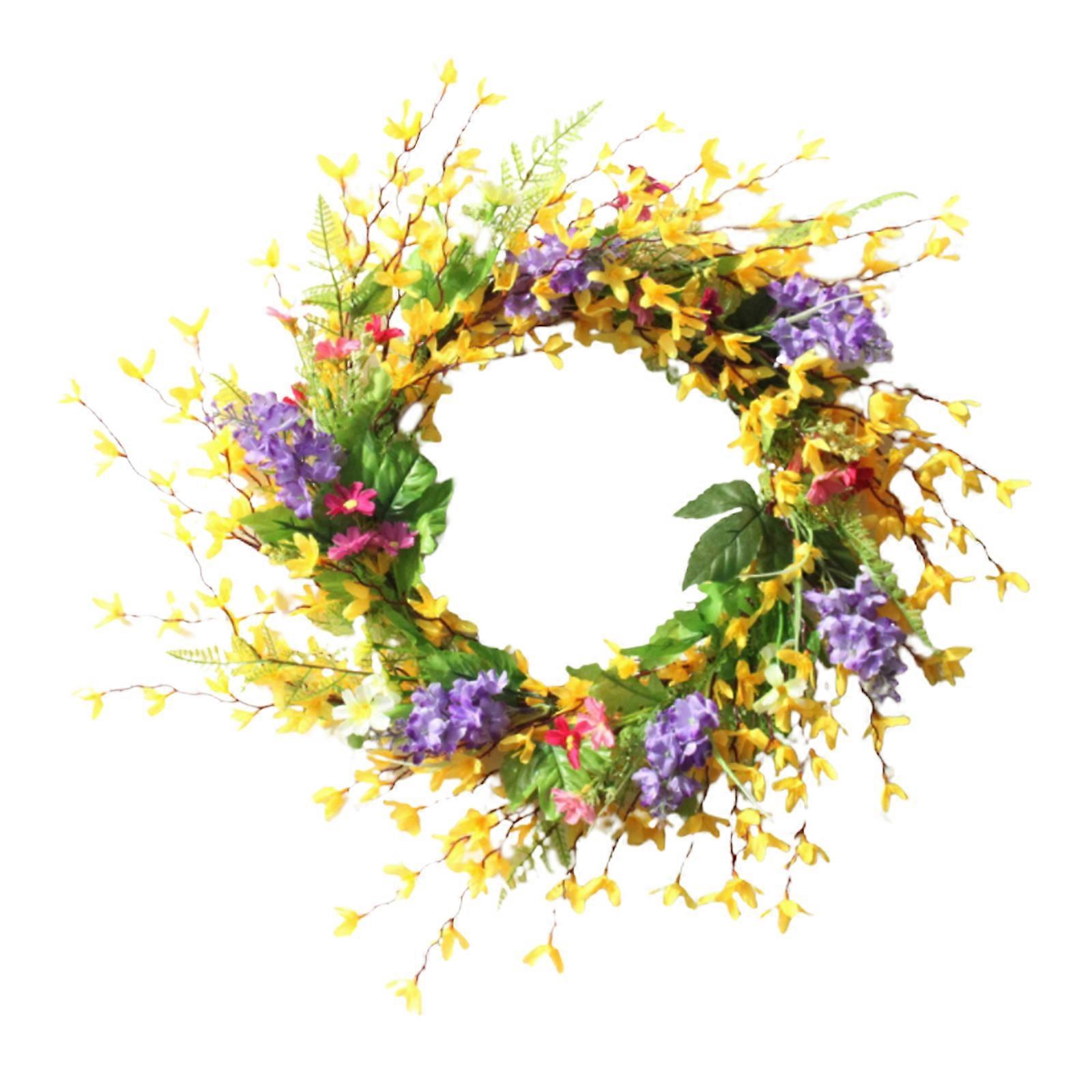 Artificial Lavender Wreath For Door Decoration