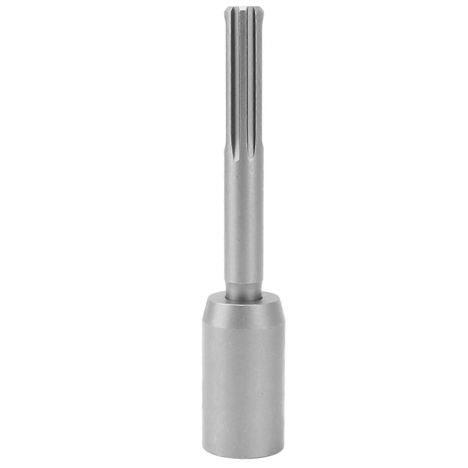 T Post Driver 5 Pits Shank Steel Fence Post Driver Hand Post Pounder Hammer Drill Attachment 20cm Length 30mm / 1.2in NO.4830